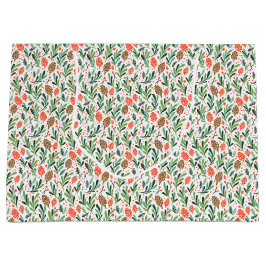 葉のクリスマス抱き枕 ラージペーパーバッグ