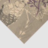 葉のコラージュと果実トープ 薄葉紙 (詳細)