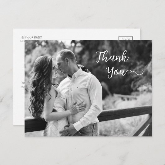 葉のシルエット写真ポストカード ポストカード (正面/裏面)