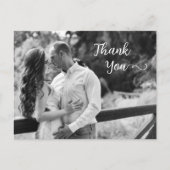 葉のシルエット写真ポストカード ポストカード (正面)