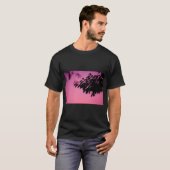 葉のシルエット ナチュラルTシャツ Tシャツ (正面フル)