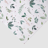 葉のパターンのクリスマス 薄葉紙 (詳細)