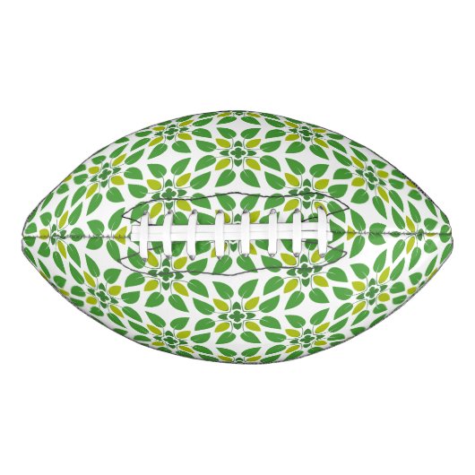 葉のパターン、のパター葉ン、緑の葉 アメリカンフットボール (正面)