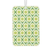 葉のパターン、のパター葉ン、緑の葉 カーエアーフレッシュナー (裏面)