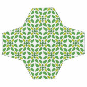 葉のパターン、のパター葉ン、緑の葉 サッカーボール (フラット)