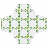 葉のパターン、のパター葉ン、緑の葉 サッカーボール (フラット)