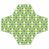 葉のパターン、のパター葉ン、緑の葉 サッカーボール (フラット)