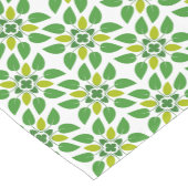 葉のパターン、のパター葉ン、緑の葉 ショートテーブルランナー (コーナー)