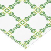 葉のパターン、のパター葉ン、緑の葉 ショートテーブルランナー (コーナー)