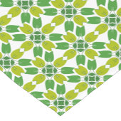 葉のパターン、のパター葉ン、緑の葉 ショートテーブルランナー (コーナー)