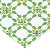 葉のパターン、のパター葉ン、緑の葉 ショートテーブルランナー (コーナー)