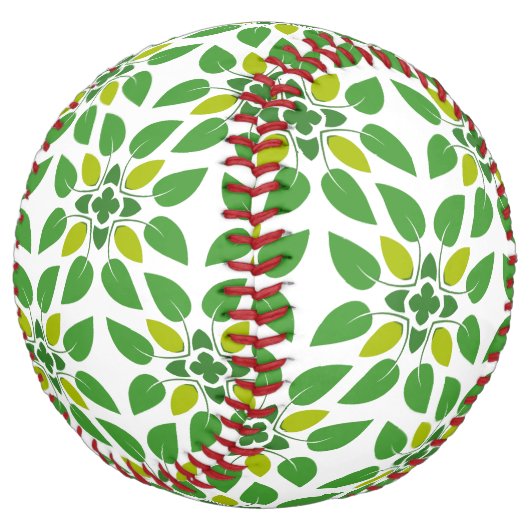 葉のパターン、のパター葉ン、緑の葉 ソフトボール (アングル)