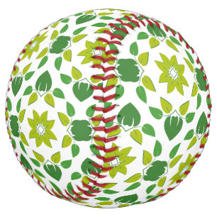 葉のパターン、のパター葉ン、緑の葉 ソフトボール