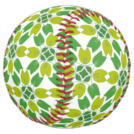 葉のパターン、のパター葉ン、緑の葉 ソフトボール