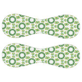 葉のパターン、のパター葉ン、緑の葉 ソフトボール (パネル)