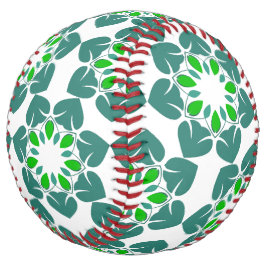 葉のパターン、のパター葉ン、緑の葉 ソフトボール