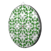 葉のパターン、のパター葉ン、緑の葉 ダーツボード (正面右)