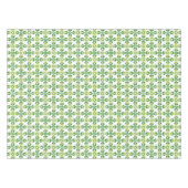 葉のパターン、のパター葉ン、緑の葉 テーブルクロス (正面(横))