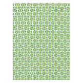 葉のパターン、のパター葉ン、緑の葉 テーブルクロス (正面)