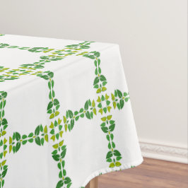 葉のパターン、のパター葉ン、緑の葉 テーブルクロス