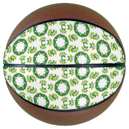 葉のパターン、のパター葉ン、緑の葉 バスケットボール