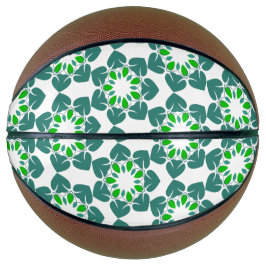 葉のパターン、のパター葉ン、緑の葉 バスケットボール