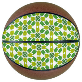 葉のパターン、のパター葉ン、緑の葉 バスケットボール