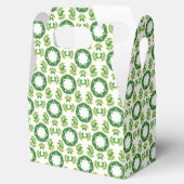 葉のパターン、のパター葉ン、緑の葉 フェイバーボックス (オープン)