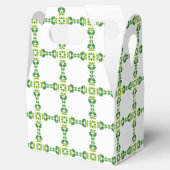 葉のパターン、のパター葉ン、緑の葉 フェイバーボックス (オープン)