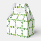 葉のパターン、のパター葉ン、緑の葉 フェイバーボックス (正面サイド)