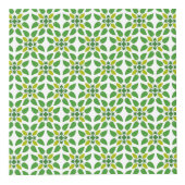 葉のパターン、のパター葉ン、緑の葉 フォトキューブ (正面)