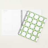 葉のパターン、のパター葉ン、緑の葉 プランナー手帳 (ディスプレー)