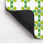 葉のパターン、のパター葉ン、緑の葉 マウスパッド (コーナー)