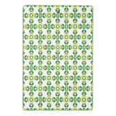 葉のパターン、のパター葉ン、緑の葉 ミニクリップボード (裏面)