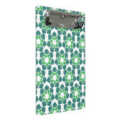 葉のパターン、のパター葉ン、緑の葉 ミニクリップボード (アングル)