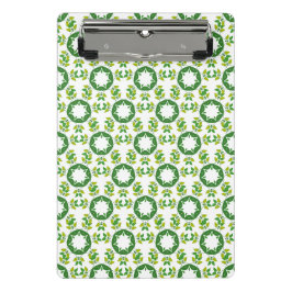 葉のパターン、のパター葉ン、緑の葉 ミニクリップボード