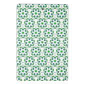 葉のパターン、のパター葉ン、緑の葉 ミニクリップボード (裏面)