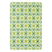 葉のパターン、のパター葉ン、緑の葉 ミニクリップボード (裏面)