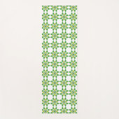 葉のパターン、のパター葉ン、緑の葉 ヨガマット (正面)