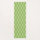 葉のパターン、のパター葉ン、緑の葉 ヨガマット (裏面)
