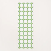 葉のパターン、のパター葉ン、緑の葉 ヨガマット (正面)