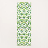 葉のパターン、のパター葉ン、緑の葉 ヨガマット (正面)