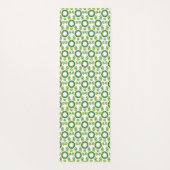 葉のパターン、のパター葉ン、緑の葉 ヨガマット (裏面)