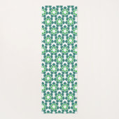 葉のパターン、のパター葉ン、緑の葉 ヨガマット (裏面)