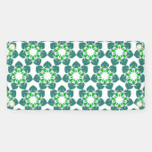 葉のパターン、のパター葉ン、緑の葉 横断幕 (横)