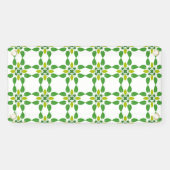 葉のパターン、のパター葉ン、緑の葉 横断幕 (横)