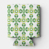 葉のパターン、のパター葉ン、緑の葉 缶クーラー (裏面)