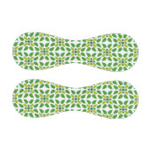 葉のパターン、のパター葉ン、緑の葉 野球ボール (パネル)