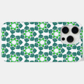 葉のパターン、のパター葉ン、緑の葉 Case-Mate iPhoneケース (裏面 (横))