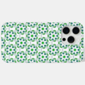葉のパターン、のパター葉ン、緑の葉 Case-Mate iPhoneケース (裏面 (横))